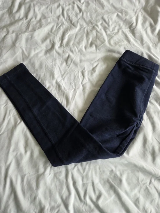 J Crew Crewcuts Girls Navy Leggings Size 12 - Picture 2 of 6